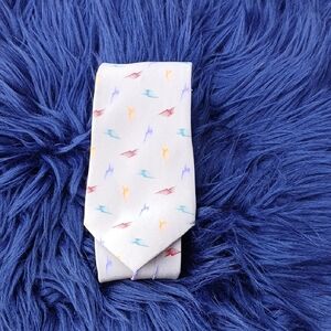 Valentino Cream Tie Elegant Accessory